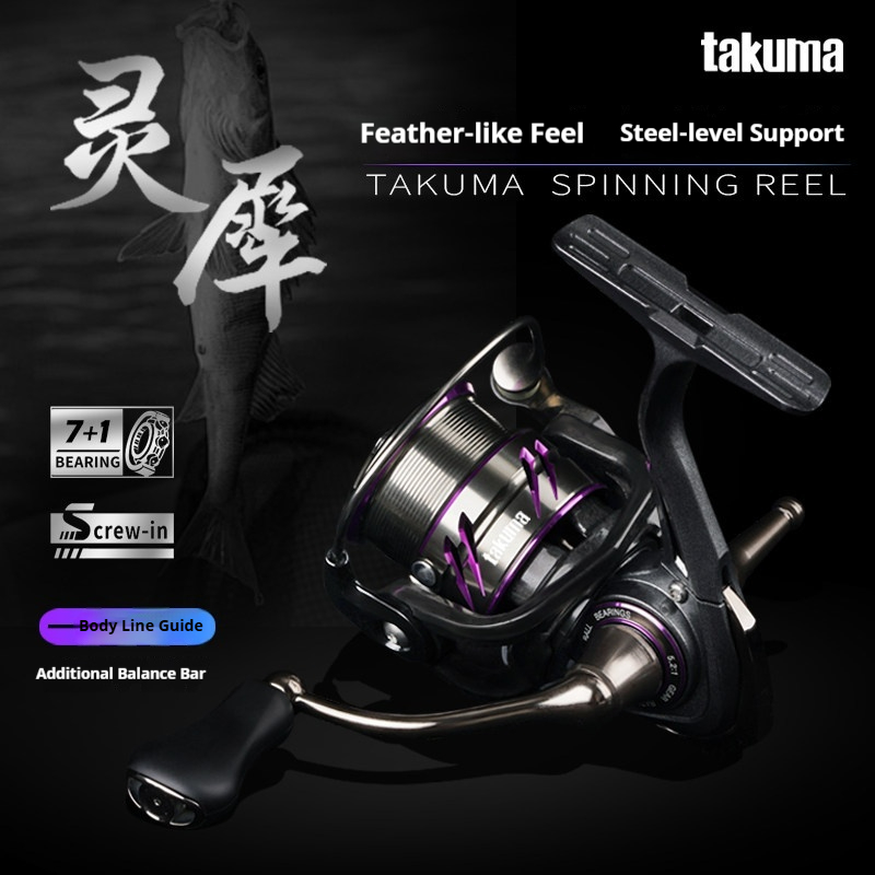 Developing Tank Reel - Takuma-Lingxi 3000s Lekki Kołowrotek Spinningowy z