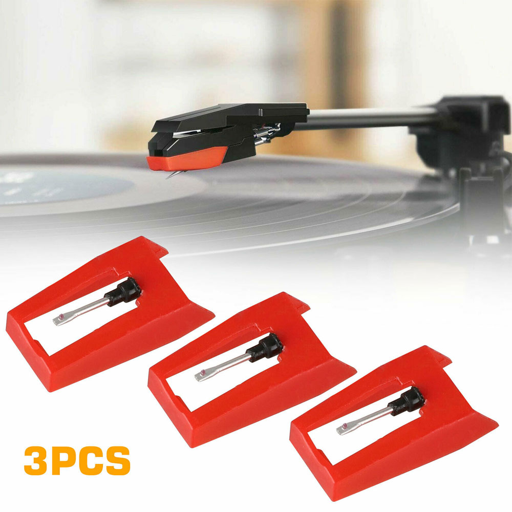 Record Player Needle - 3 szt. Gramofon do gramofonu wymiana