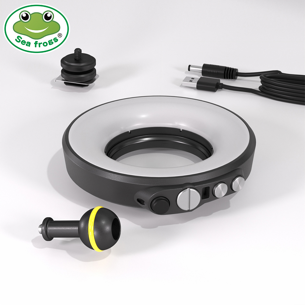 Darkroom Enlarger Lens - Seafrogs 1200lm lampa pierścieniowa podwodna lampa