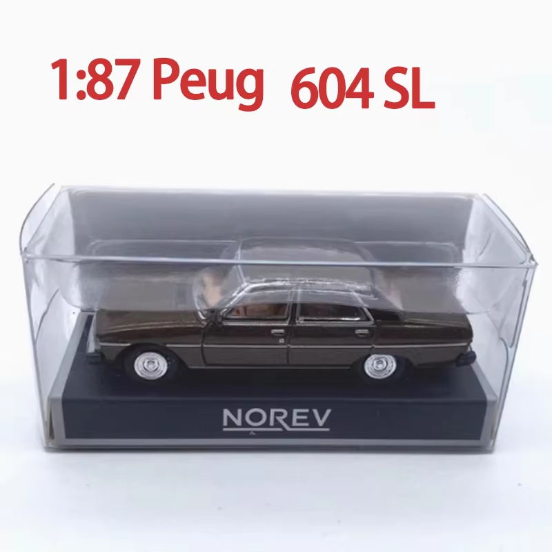 Vintage Collectible Toy Cars - Norev Diecast 1/87 Skala Vintage Peug-604