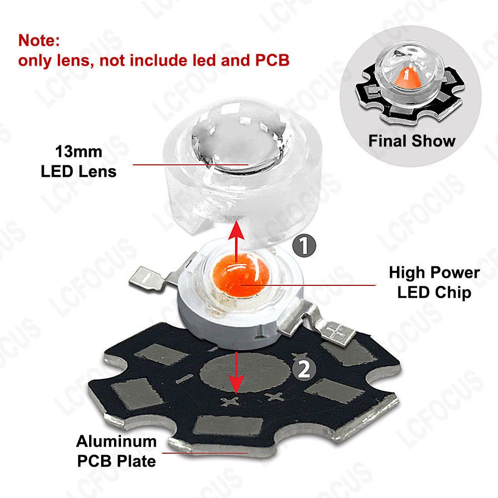13mm 1W 3W Mini soczewka LED 1 – Darkroom Enlarger Lens recenzja i cena