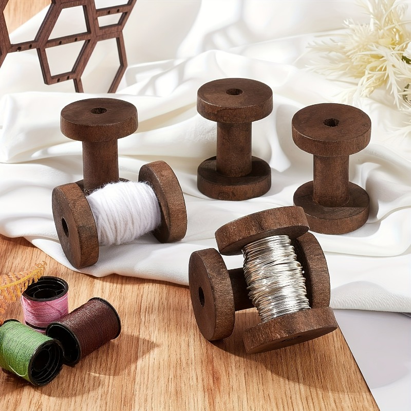 6 szt. Drewniane szpulki w sty – Typewriter Ribbon Roll recenzja i cena