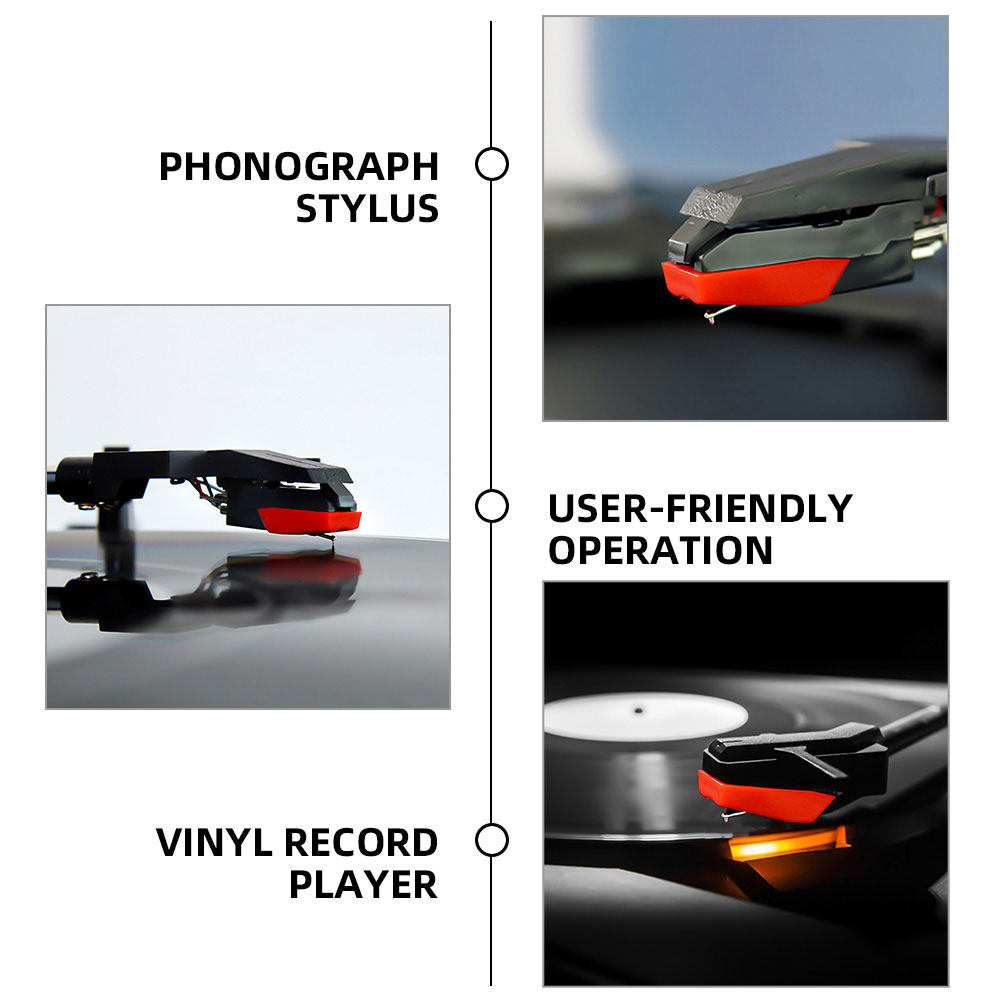 2 sztuki czarnych igieł do gra – Record Player Needle recenzja i cena
